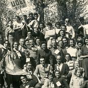 7 maggio 1950 - La Sezione UOEI di Ripa di Versilia al Reduno di Capriglia organizzato dalla Sezione di Pietrasanta.